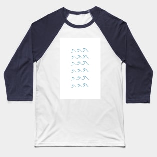 waves Baseball T-Shirt